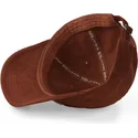 verstellbare-braune-kappe-mit-gebogenem-schirm-log06-von-von-dutch