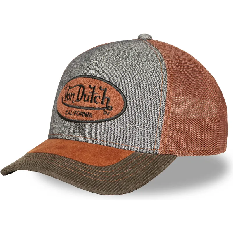trucker-cap-grau-und-braun-shield01-von-von-dutch