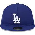 flache-blaue-angepasste-59fifty-retro-crown-a-frame-easy-kappe-der-los-angeles-dodgers-mlb-von-new-era