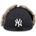 new-era-new-york-yankees-mlb-59fifty-winter-dog-ear-schwarze-fitted-cap