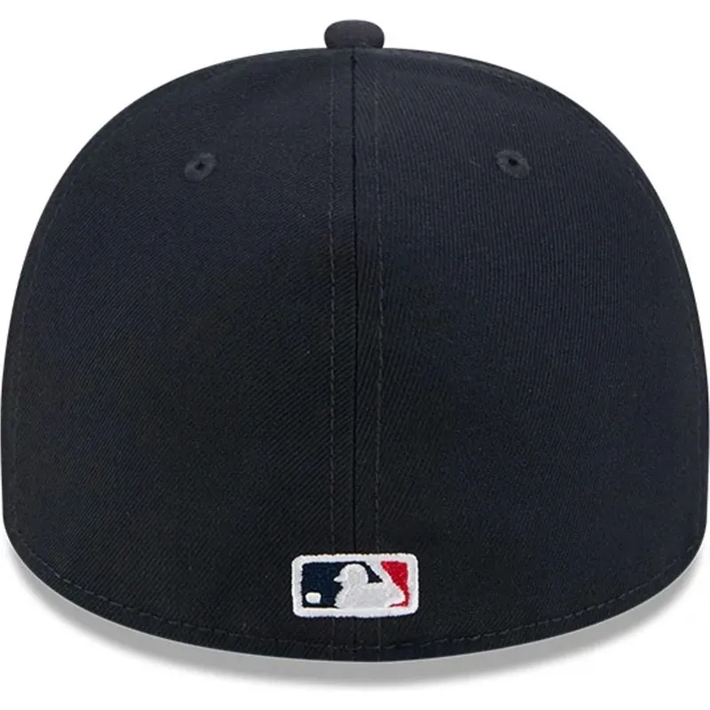 marineblaue-gebogene-verstellbare-59fifty-a-frame-wired-kappe-von-boston-red-sox-mlb-von-new-era