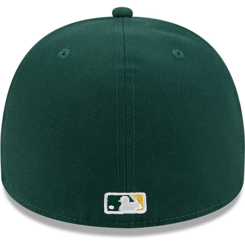 grune-gebogene-kappe-59fifty-a-frame-wired-der-oakland-athletics-mlb-von-new-era