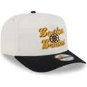 boston-bruins-nhl-new-era-9fifty-a-frame-chainstitch-snapback-kappe-beige-und-schwarz