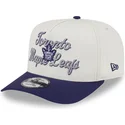 beige-und-violette-gebogene-snapback-kappe-9fifty-a-frame-chainstitch-der-toronto-maple-leafs-nhl-von-new-era