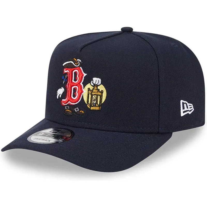 marineblaue-gebogene-snapback-kappe-9fifty-a-frame-cartoon-der-boston-red-sox-mlb-von-new-era