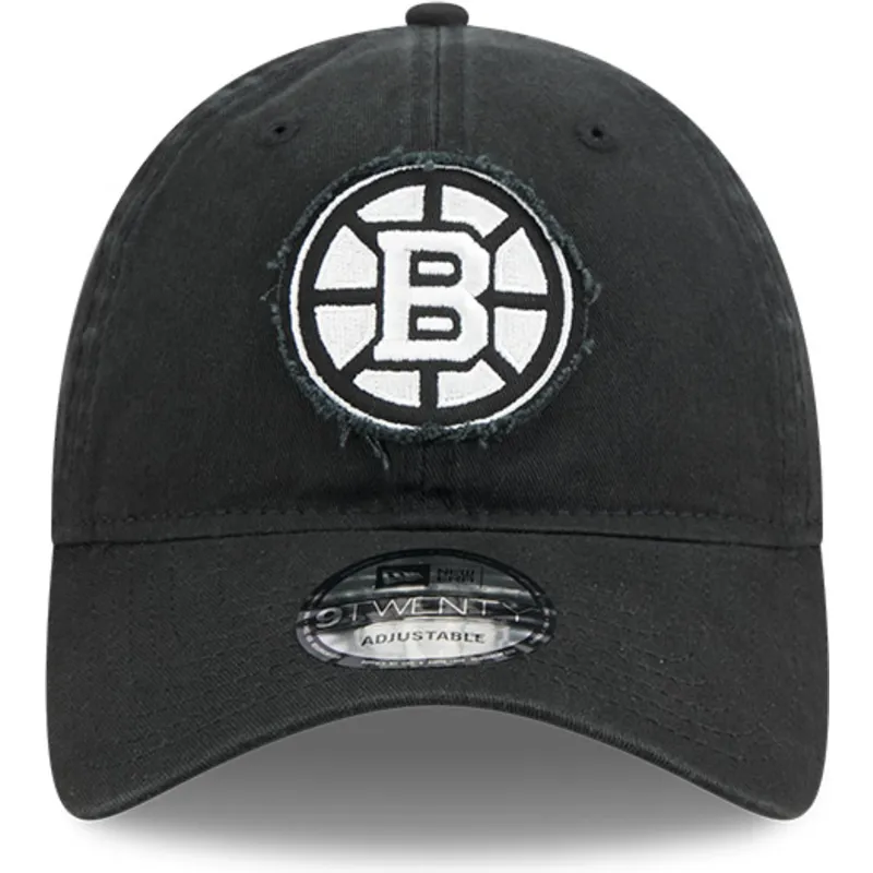 schwarze-verstellbare-gebogene-kappe-9twenty-stamp-der-boston-bruins-nhl-von-new-era