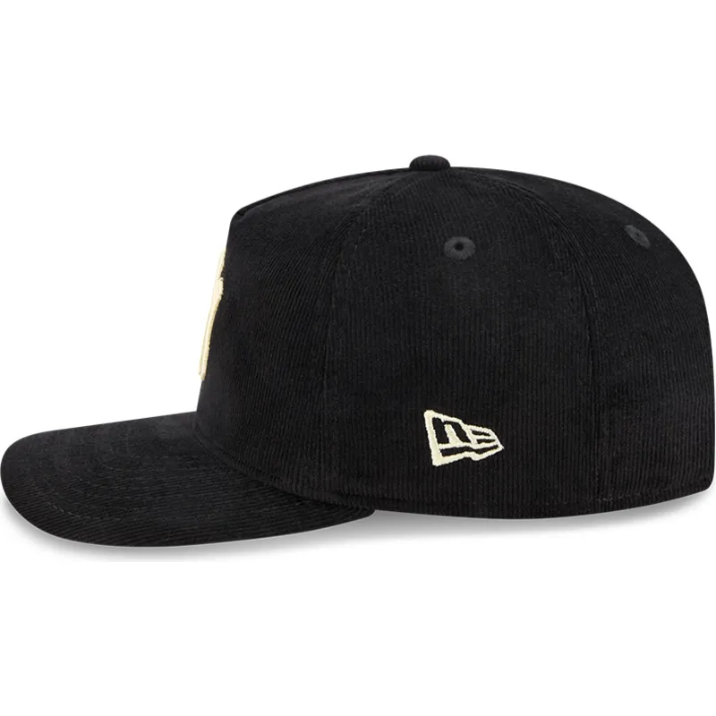 schwarze-gebogene-snapback-kappe-19twenty-nostalgic-golfer-der-new-york-yankees-mlb-von-new-era