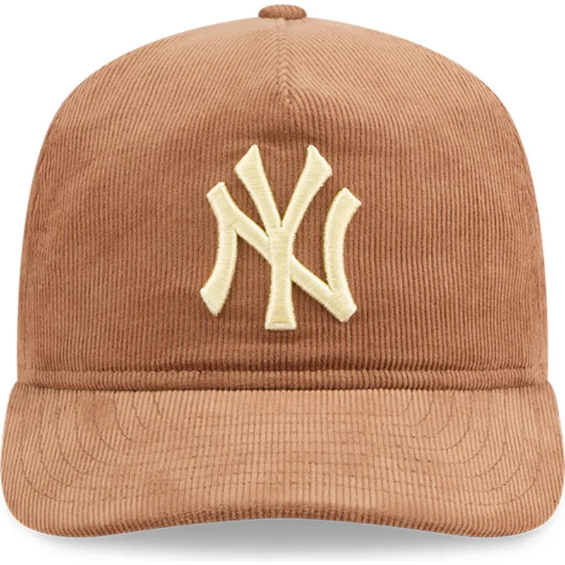 schwarze-gebogene-snapback-kappe-19twenty-nostalgic-golfer-der-new-york-yankees-mlb-von-new-era