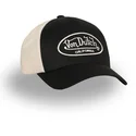 schwarze-und-beige-verstellbare-trucker-kappe-lof-b30-von-von-dutch