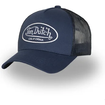 Verstellbare marineblaue Trucker-Kappe LOF B37 von Von Dutch
