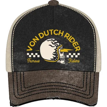 Von Dutch XAVIER06 mehrfarbige Snapback-Cap mit gebogenem Schirm
