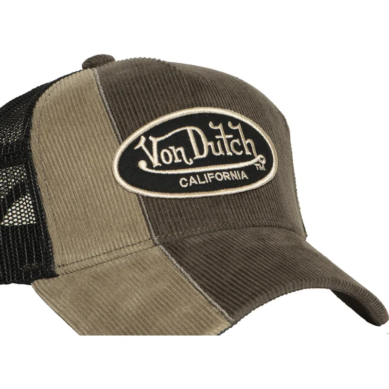 trucker-cap-braun-und-schwarz-cut01-von-von-dutch