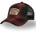 von-dutch-car05-rote-und-schwarze-trucker-mutze