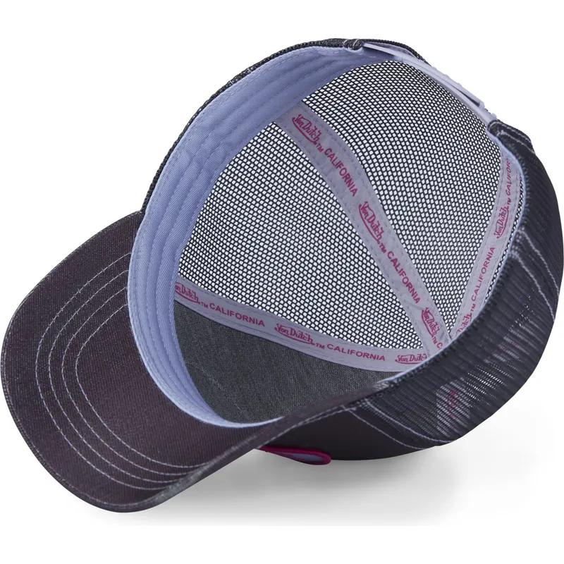 mehrfarbige-trucker-kappe-glit-pu-von-von-dutch