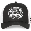 schwarz-weisse-trucker-kappe-the-mystery-machine-sd3-van-scooby-doo-von-capslab