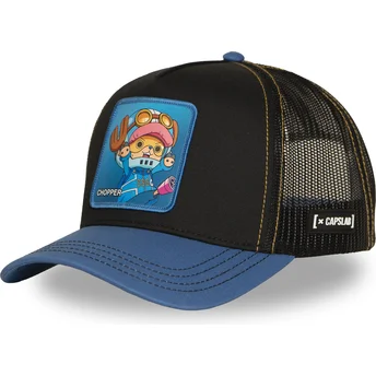 Trucker-Cap schwarz und blau Tony Tony Chopper OP6 CHO One Piece von Capslab