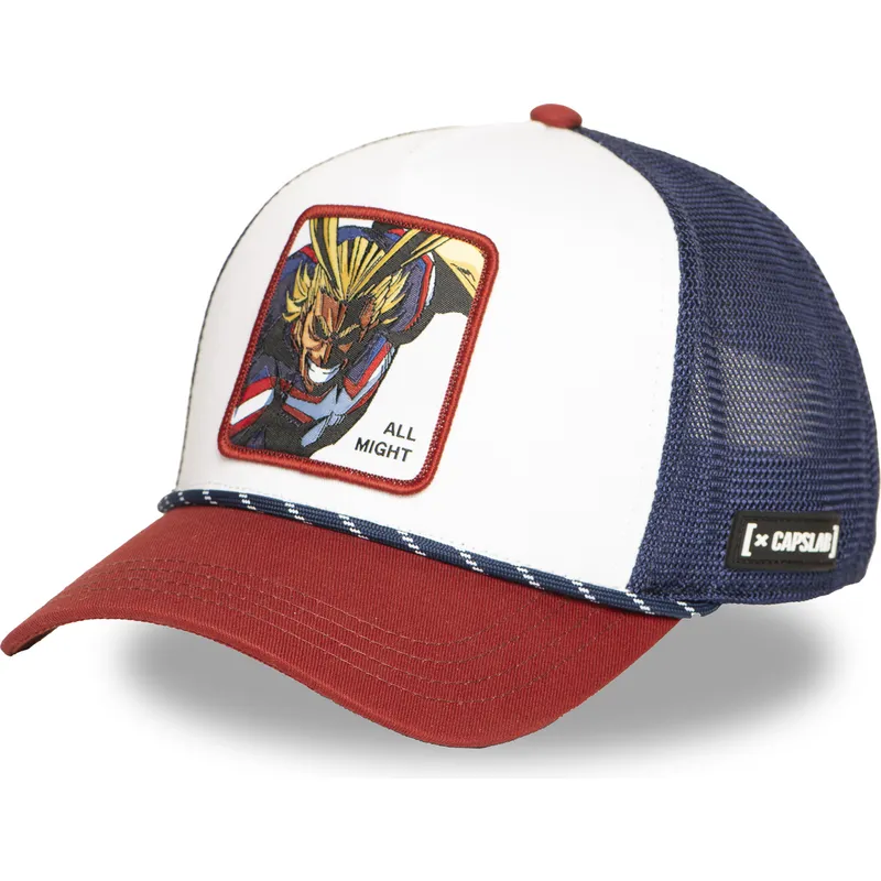 trucker-cap-mehrfarbig-all-might-mha2-all-my-hero-academia-von-capslab