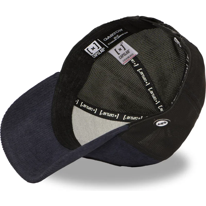 trucker-cap-marineblau-und-schwarz-gaston-lagaffe-glg2-gbd-von-capslab
