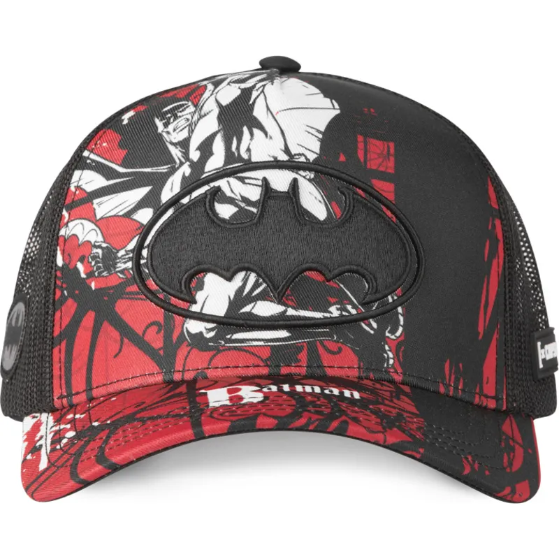 trucker-cap-schwarz-und-rot-batman-dc10-gra-ct-dc-comics-von-capslab