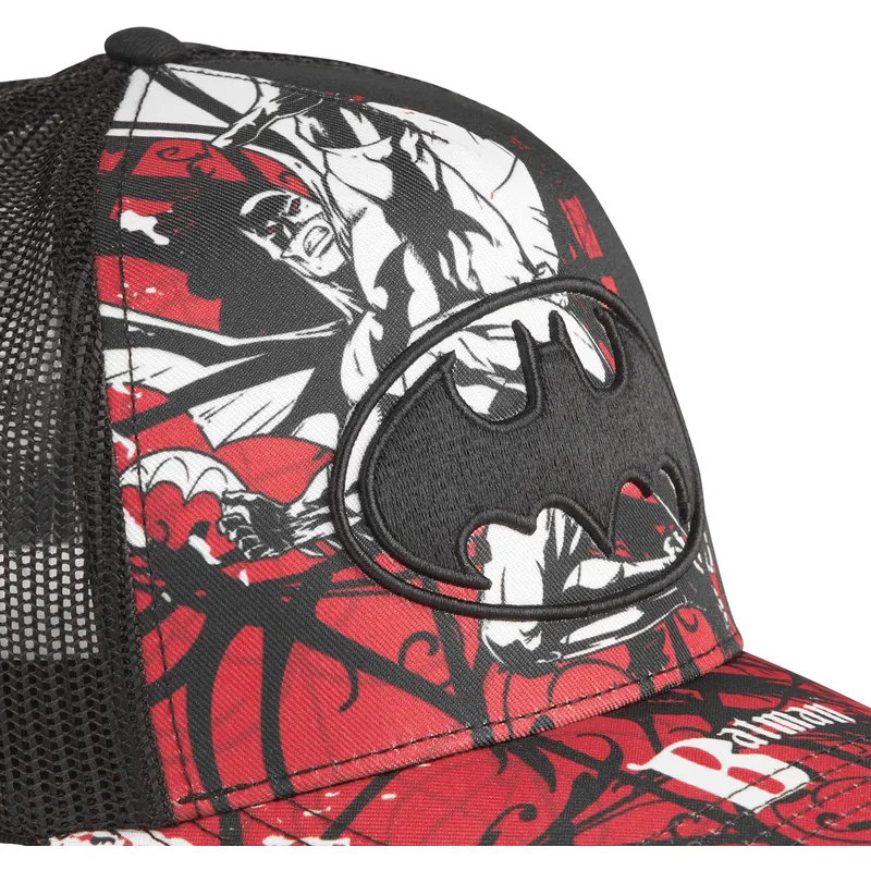 trucker-cap-schwarz-und-rot-batman-dc10-gra-ct-dc-comics-von-capslab