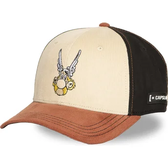 Mehrfarbige gebogene Snapback-Kappe PCS AST Asterix der Gallier von Capslab