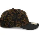 schwarze-gebogene-angepasste-59fifty-low-profile-floral-cord-three-looms-printed-corduroy-kappe-der-los-angeles-dodgers-mlb-von-