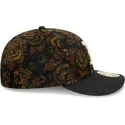 boston-red-sox-mlb-new-era-59fifty-low-profile-floral-cord-three-looms-bedruckte-kord-kappe-in-schwarz