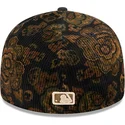 boston-red-sox-mlb-new-era-59fifty-low-profile-floral-cord-three-looms-bedruckte-kord-kappe-in-schwarz