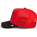 rote-und-schwarze-trucker-kappe-buffalo-ruthless-buffalo-suede-the-farm-von-goorin-bros