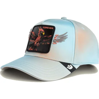Mehrfarbige gebogene Snapback-Kappe Phönix Forever Never Stop Never Stopping Wings The Farm von Goorin Bros.