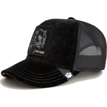 Schwarze Trucker-Kappe Panther Iced Panther Jewel Tones The Farm von Goorin Bros.