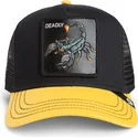 trucker-cap-schwarz-und-gelb-skorpion-deadly-sport-the-farm-von-goorin-bros