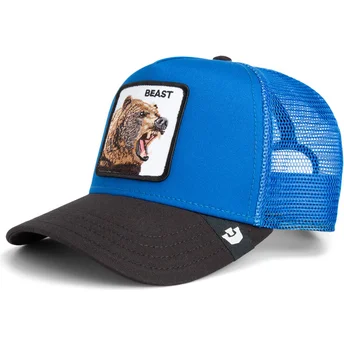 Trucker-Cap blau und schwarz Bär The Beast Sport The Farm von Goorin Bros.