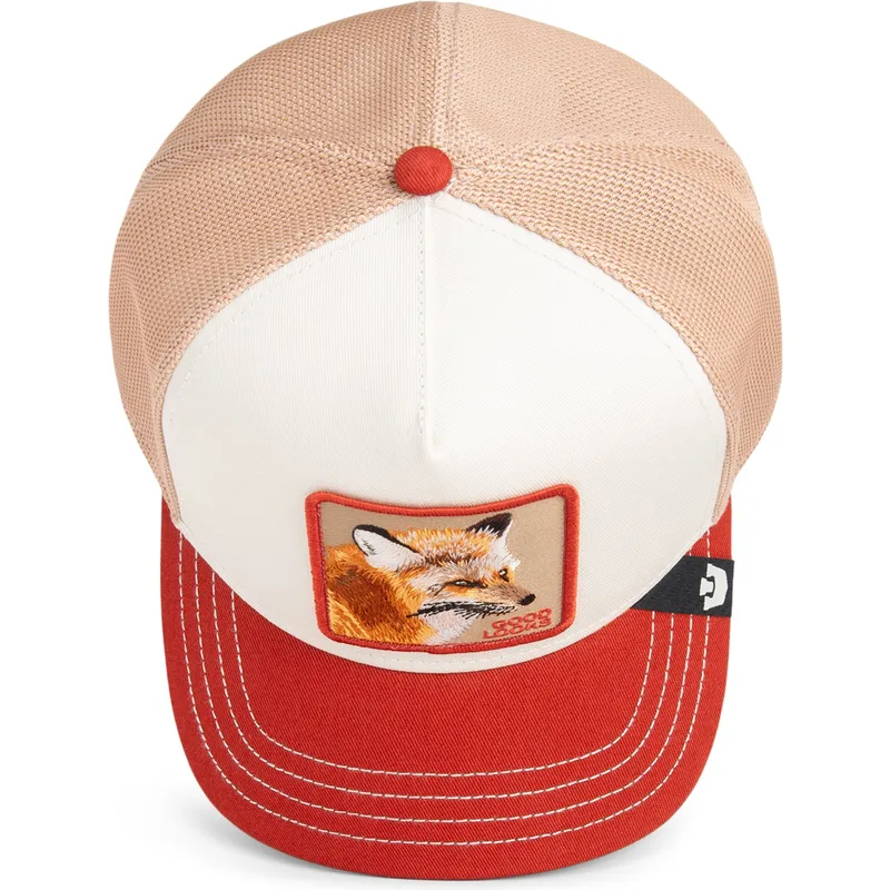 mehrfarbige-trucker-kappe-fuchs-good-looks-tri-tone-the-farm-von-goorin-bros