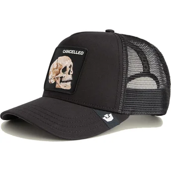 Goorin Bros. The Cancelled Skull Grit The Farm Black Trucker Hat