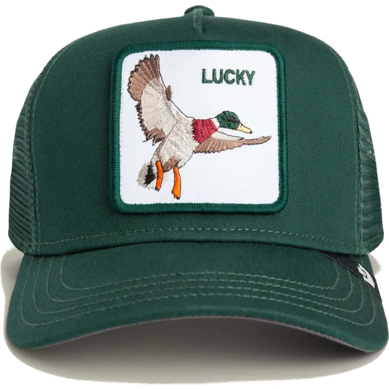 grune-trucker-kappe-fur-kinder-ente-the-lucky-mini-the-farm-von-goorin-bros