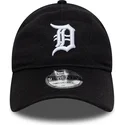 verstellbare-schwarze-9twenty-curved-cap-aus-merinowolle-der-detroit-tigers-mlb-von-new-era