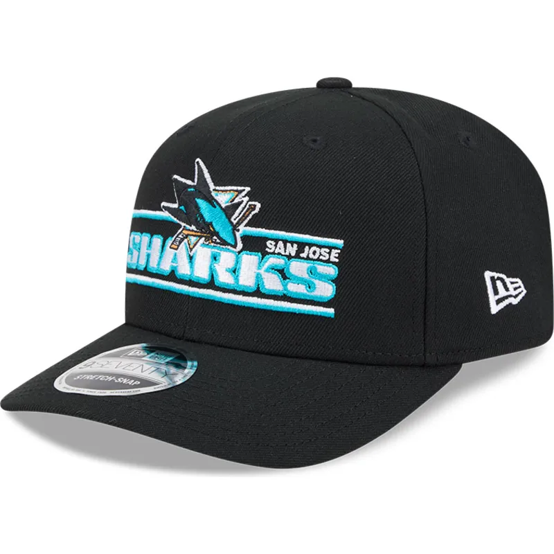 schwarze-gebogene-snapback-kappe-9seventy-stretch-snap-stated-der-san-jose-sharks-nhl-von-new-era