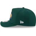 grune-gebogene-snapback-kappe-9fifty-a-frame-emblem-der-oakland-athletics-mlb-von-new-era