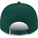 grune-gebogene-snapback-kappe-9fifty-a-frame-emblem-der-oakland-athletics-mlb-von-new-era