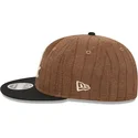 verstellbare-braun-schwarze-9fifty-retro-crown-wool-pinstripe-kappe-der-chicago-white-sox-mlb-von-new-era