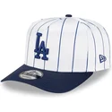 los-angeles-dodgers-mlb-new-era-9fifty-a-frame-satin-pinstripe-snapback-weiss-blaue-kappe