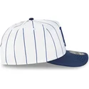 weisse-und-blaue-gebogene-snapback-kappe-9fifty-a-frame-satin-pinstripe-der-los-angeles-dodgers-mlb-von-new-era