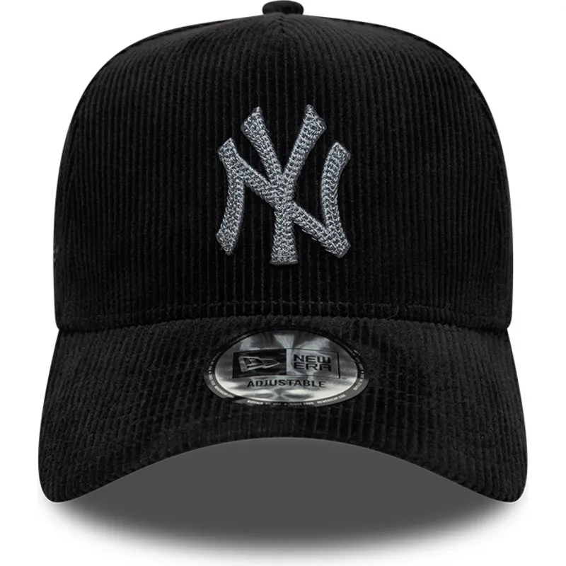 schwarze-verstellbare-gebogene-kappe-9forty-e-frame-cord-der-new-york-yankees-mlb-von-new-era