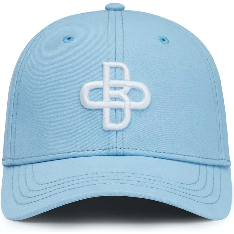 hellblaue-verstellbare-curved-cap-baseball-peach-obl104-von-oblack
