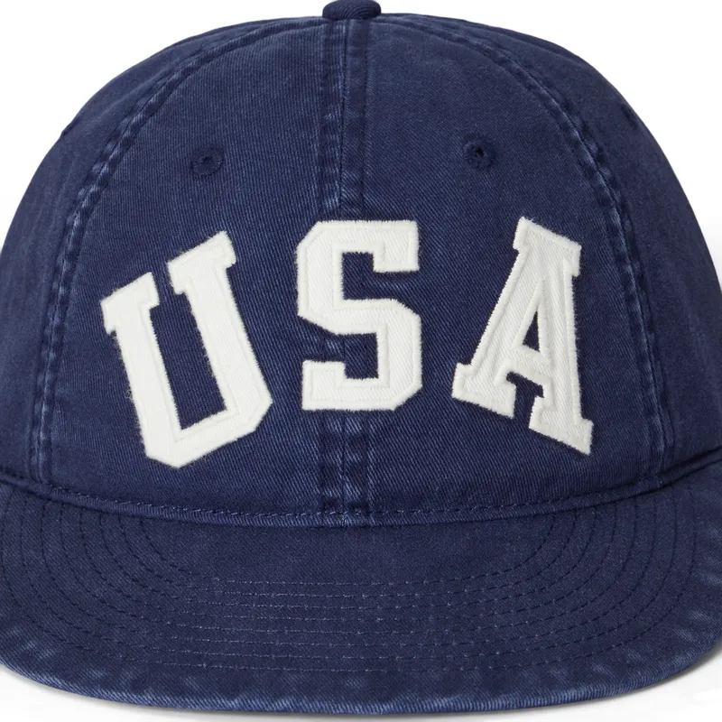 marineblaue-verstellbare-flatcap-usa-appliqued-twill-von-polo-ralph-lauren