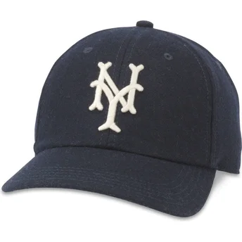 Gebogene marineblaue verstellbare Kappe New York Cubans...