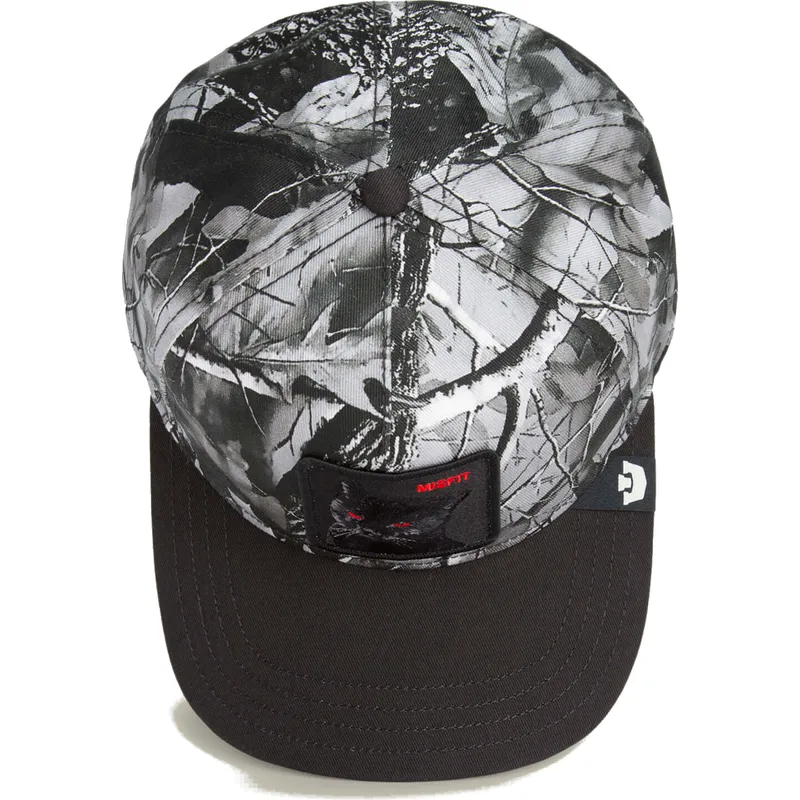 schwarze-gebogene-snapback-kappe-katze-misfit-camo-desaturated-camo-the-farm-von-goorin-bros