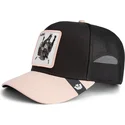 schwarze-und-beige-trucker-kappe-toro-raging-llub-flip-side-2-the-farm-von-goorin-bros