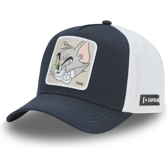 Snapback-Kappe in Marineblau und Weiß Tom TAJ6 TOM Looney Tunes von Capslab